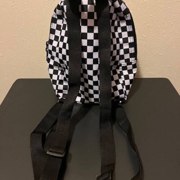 Vans Old Skool Black and White Checkered Mini Backpack Purse - Picture 8 of 10